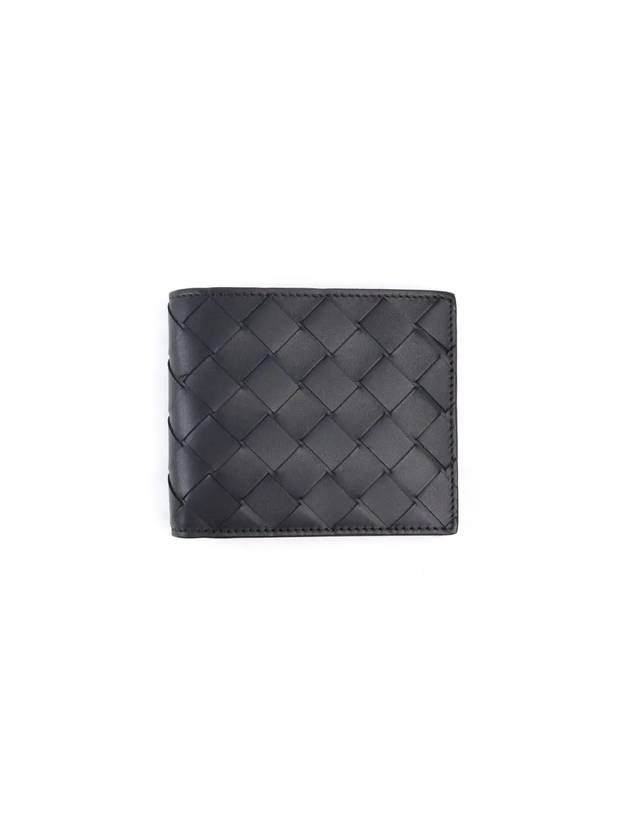 Intrecciato Leather Half Wallet Black - BOTTEGA VENETA - BALAAN 6