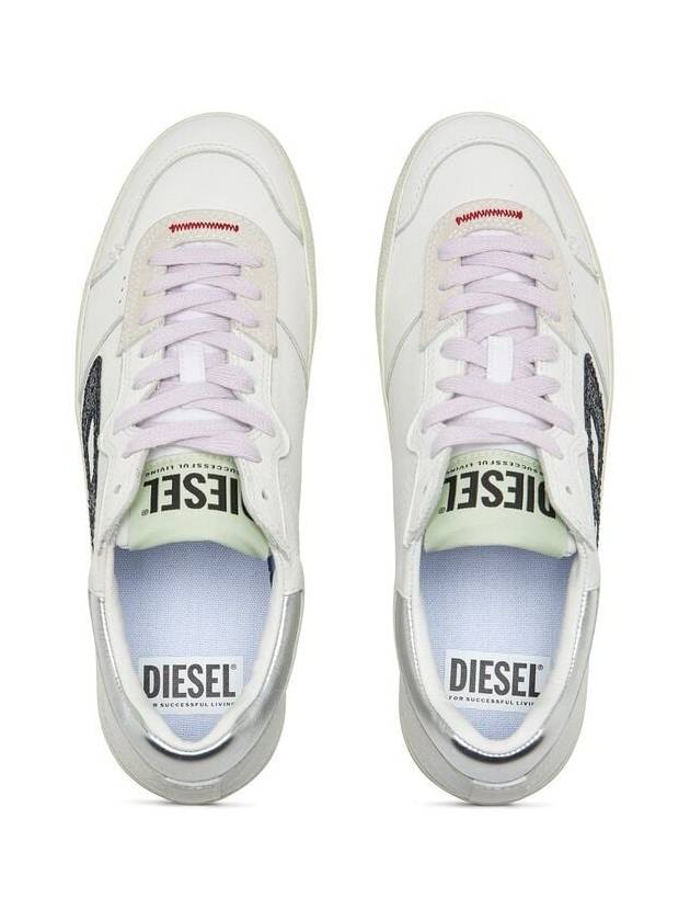 S Leroji Roe W Leather Low Top Sneakers White - DIESEL - BALAAN 3