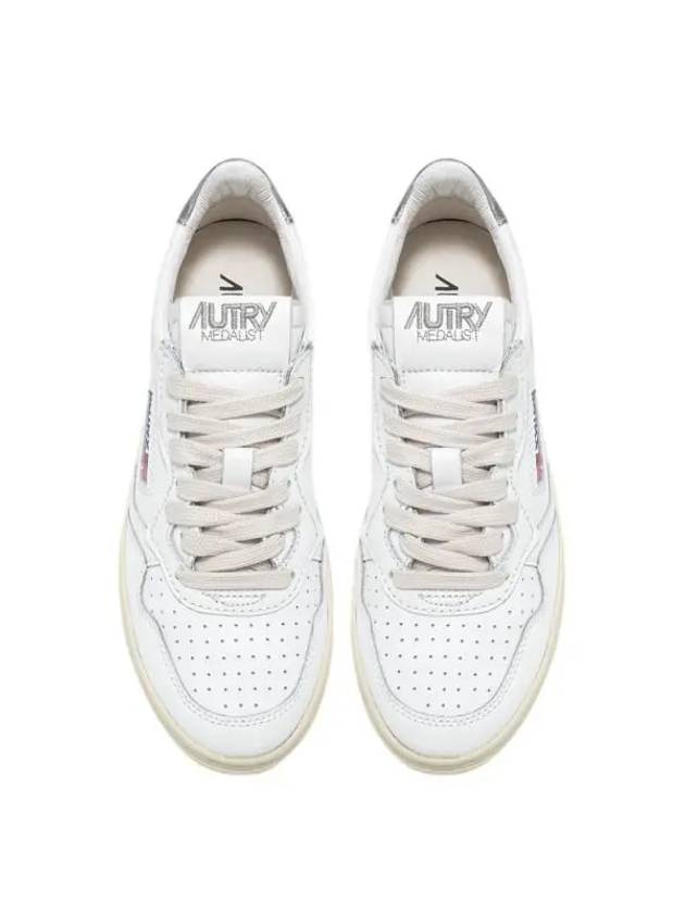 Medalist Silver Tab Low Top Sneakers White - AUTRY - BALAAN 4