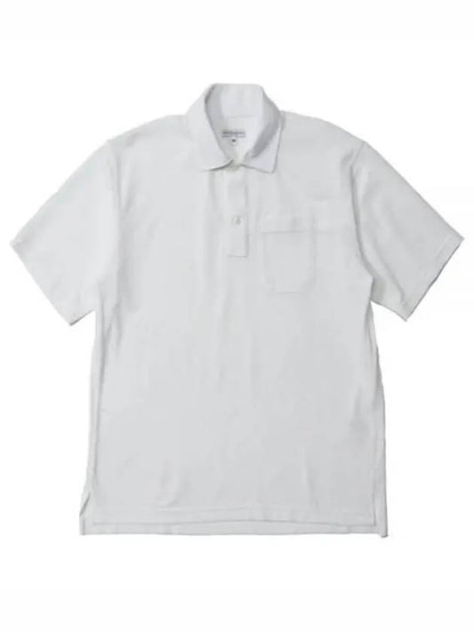 Polo Shirt C White Cotton Pique 24S1B036OR101SD036 Polo Shirt - ENGINEERED GARMENTS - BALAAN 1