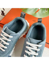 Bouncing Parachute Fabric Low Top Sneakers Blue Pined - HERMES - BALAAN 6