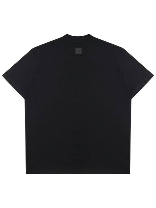 Men's ALT Crew Neck Short Sleeve TShirt Black SWDQECTS01BK - SOLEW - BALAAN 2