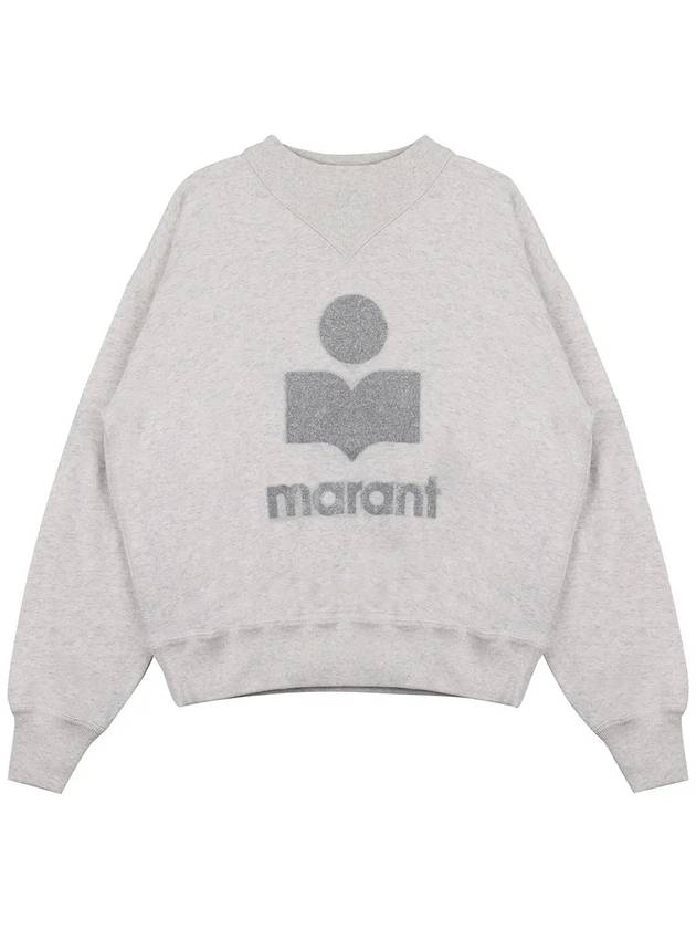 Moby Logo Print Sweatshirt Ecru - ISABEL MARANT - BALAAN 2