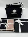 Ribbon Scarf Silk Square Black Pink AAA390 - CHANEL - BALAAN 6