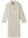 Belted Trench Coat Ivory - A.P.C. - BALAAN 2