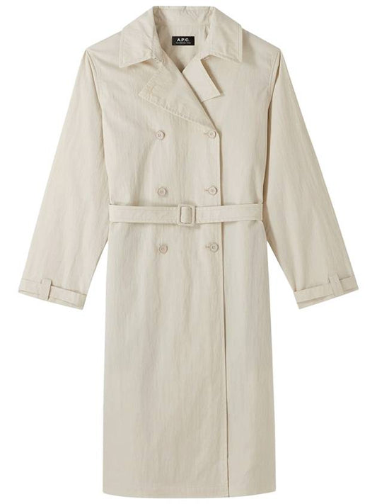 23 ss Irene double-breasted trench coat COETZ F01504 AAG B0230271618 - A.P.C. - BALAAN.