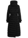 Women's Detachable Belted Long Padding Black - BURBERRY - BALAAN 3