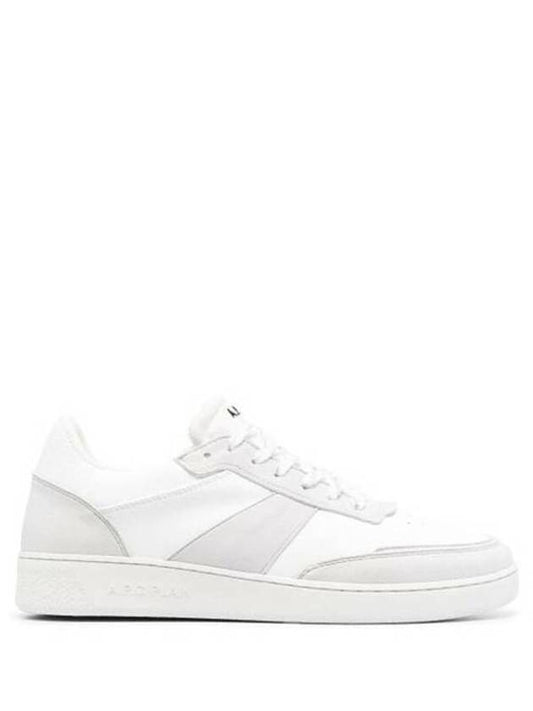 Pain Leather Low Top Sneakers White Caramel - A.P.C. - BALAAN 2