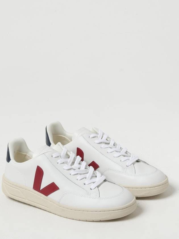 V 12 Red Logo Low Top Sneakers White - VEJA - BALAAN 3