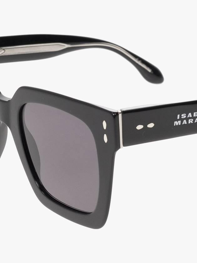 Isabel Marant Sunglasses With Logo, Women's, Black - ISABEL MARANT - BALAAN 4