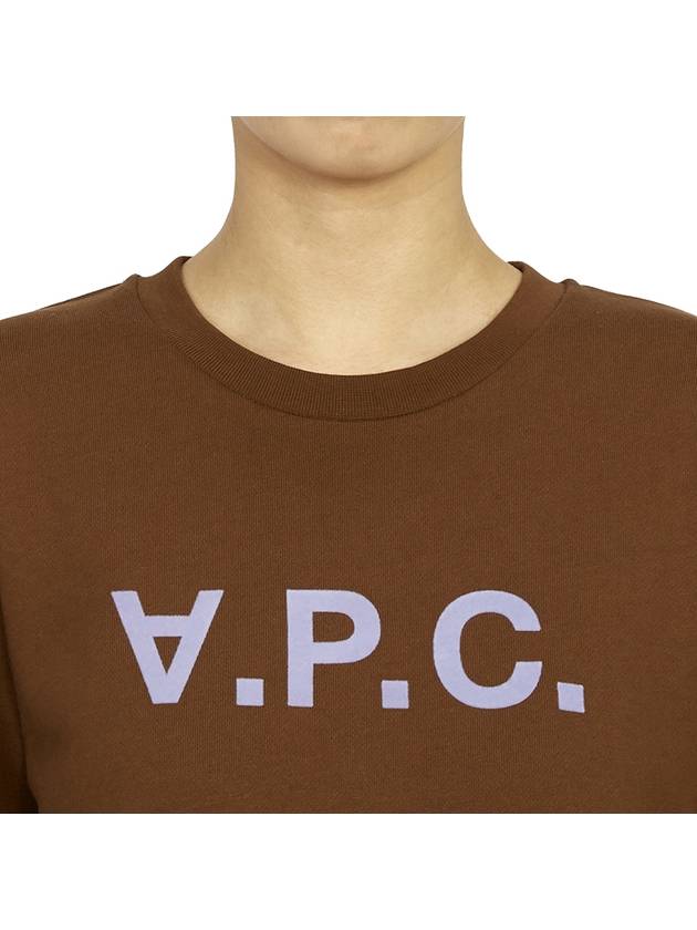 VPC Logo Sweatshirt Brown - A.P.C. - BALAAN 9