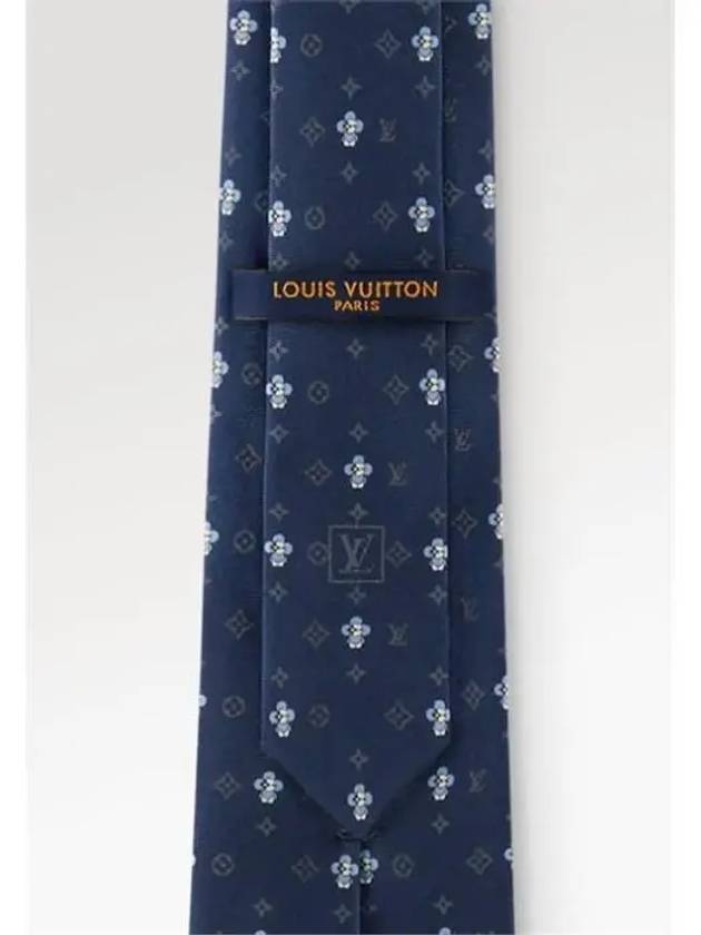 Monogram Small Vivienne Tie Navy - LOUIS VUITTON - BALAAN 4