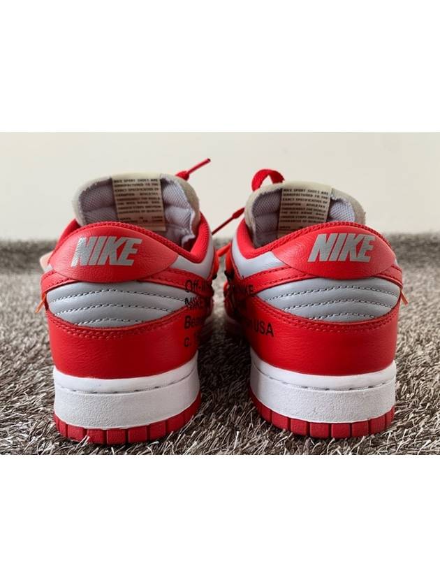 X Off White Dunk Low University Red 6 5 255 - NIKE - BALAAN 4