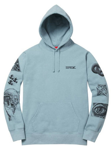 MC Escher Hooded Dusty Slate MC Escher Hooded Sweatshirt Dusty slate - SUPREME - BALAAN 1