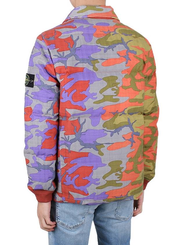 Heritage Camo Ripstop Nylon Down Jacket - STONE ISLAND - BALAAN 6