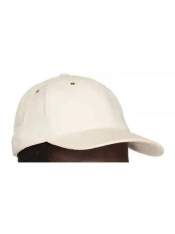 COTTON CORDUROY BASEBALL CAP PHTMC STONE - YMC - BALAAN 1