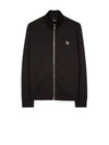 Zebra Logo Cotton Zip-up Jacket Black - PAUL SMITH - BALAAN 2