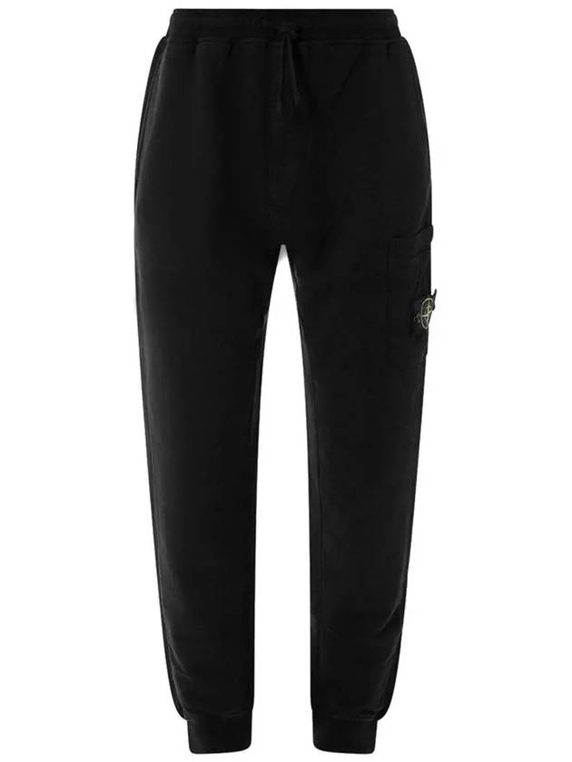 Wappen Patch Cargo Jogger Track Pants Black - STONE ISLAND - BALAAN 3