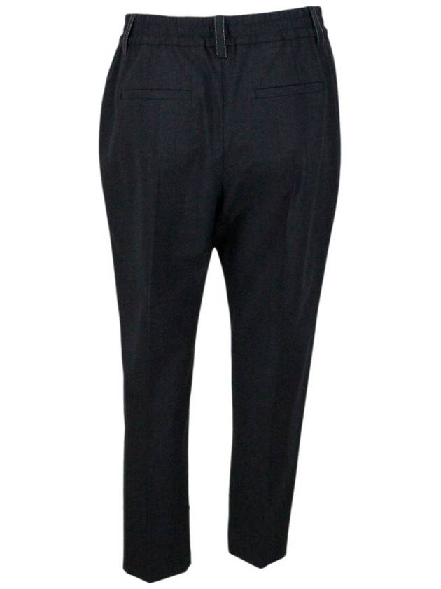 23 fw Wool Baggy Trousers M0W07P7811C2803 B0710433500 - BRUNELLO CUCINELLI - BALAAN 4