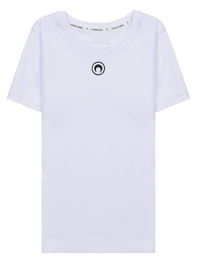 Women s Organic Cotton T Shirt WTT012 WH10 - MARINE SERRE - BALAAN 10