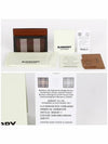 Check Two-Tone Leather Card Wallet Dark Birch Brown - BURBERRY - BALAAN 6