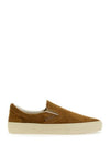 Suede Jude Slip On Brown - TOM FORD - BALAAN 1