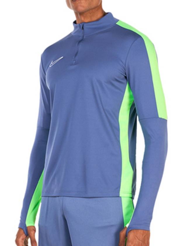 Dri Fit Academy 1 4 Zip Up Long Sleeve T-Shirt Blue - NIKE - BALAAN 2