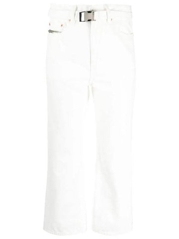 mid-rise crop jeans SCW104 - SACAI - BALAAN 1