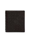 Intrecciato Small Folder Half Wallet Brown - BOTTEGA VENETA - BALAAN 3