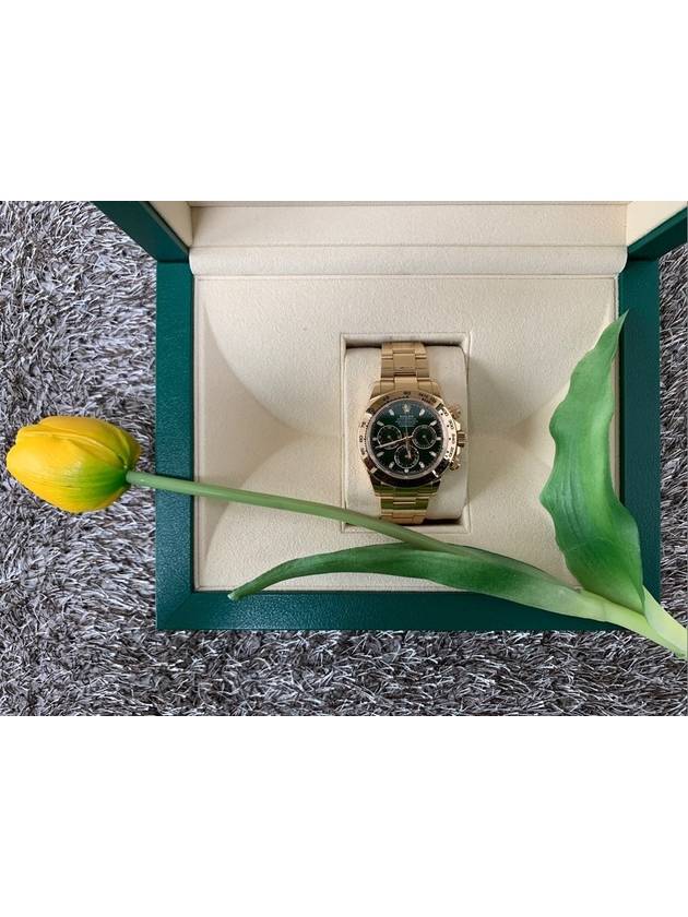 Rolex Daytona Hulk Green Gold Box 116508 18 Years - ROLEX - BALAAN 8