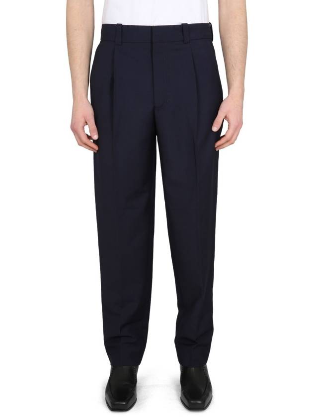 Studios Men's Wool Blend Tailored Straight Pants Dark Navy - ACNE STUDIOS - BALAAN 2