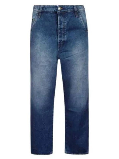 Classic Fit Denim Straight Pants Blue - AMI - BALAAN 2