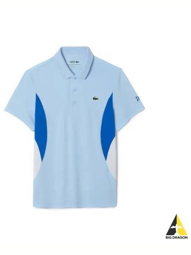 Novak partial color combination short sleeve polo DH733054GJ2G - LACOSTE - BALAAN 1