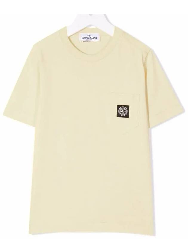 Kids Women Logo Patch T Shirt 761620347 V0035 - STONE ISLAND - BALAAN 1