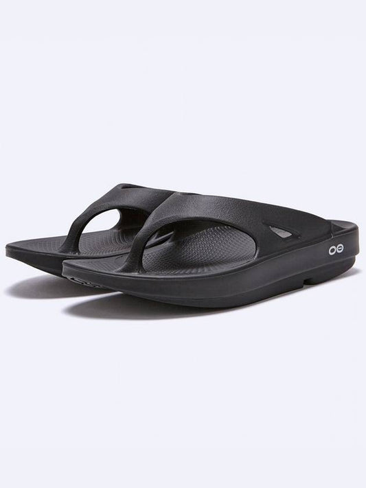 Original Flip Flop Slippers Black Unisex - OOFOS - BALAAN 2