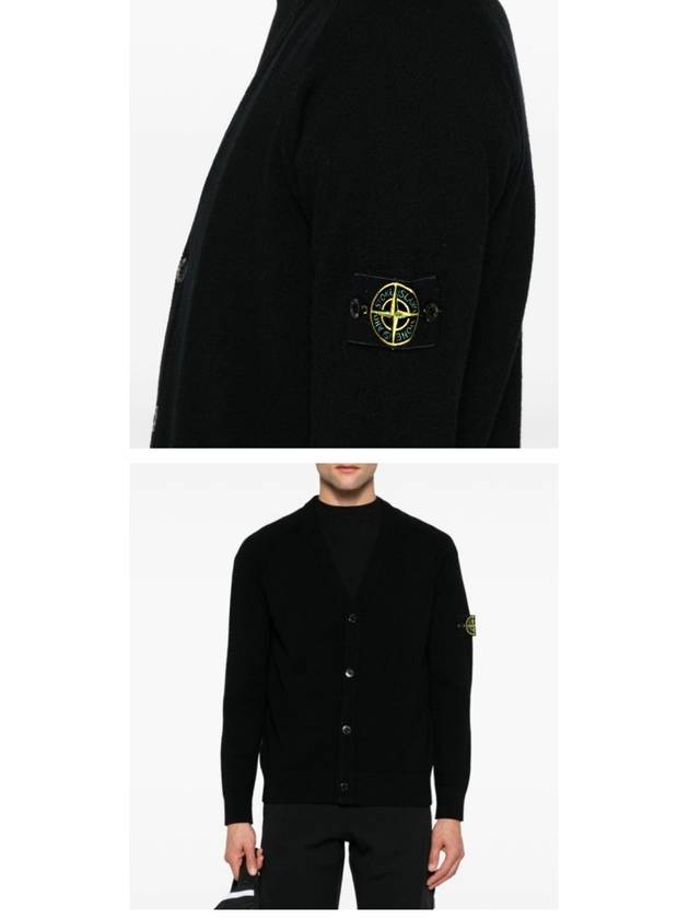 Stone Island Cardigan 8115523B4 V0029 BLACK - STONE ISLAND - BALAAN 7