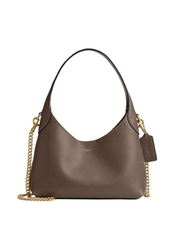 Brooklyn Shoulder Bag Brown - COACH - BALAAN 1