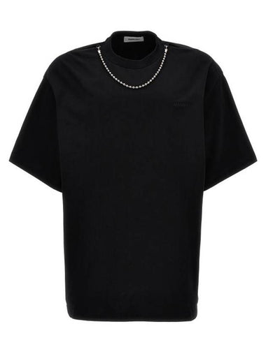 Short Sleeve T-Shirt BMAA001S24JER00110101010 Black - AMBUSH - BALAAN 1