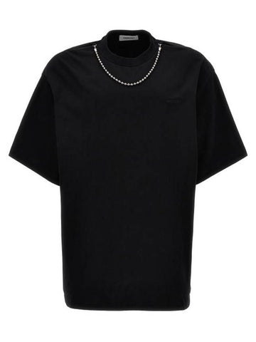 Short Sleeve T-Shirt BMAA001S24JER00110101010 Black - AMBUSH - BALAAN 1