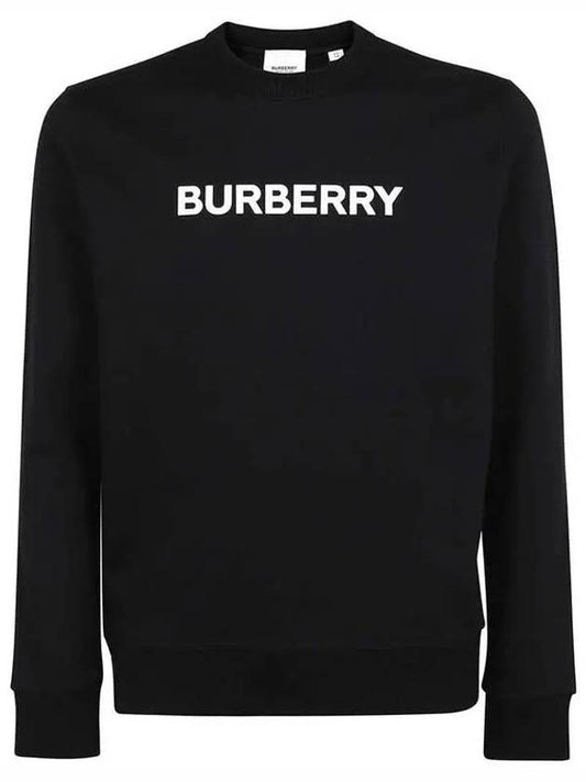 Front Logo Print Sweatshirt Black - BURBERRY - BALAAN 2