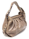 8BR579 Brown leather vintage gold plated Dr B hobo shoulder bag - FENDI - BALAAN 2