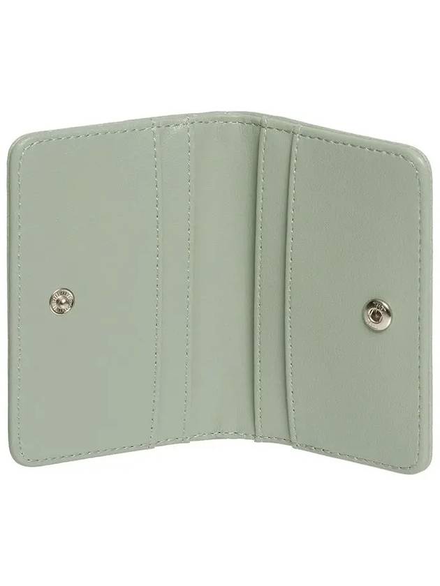 Dough Soft Leather Card Wallet Fog Green - LE MASQUE - BALAAN 6