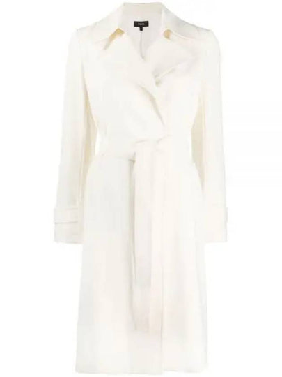 Oaklane Trench Coat Ivory - THEORY - BALAAN 2