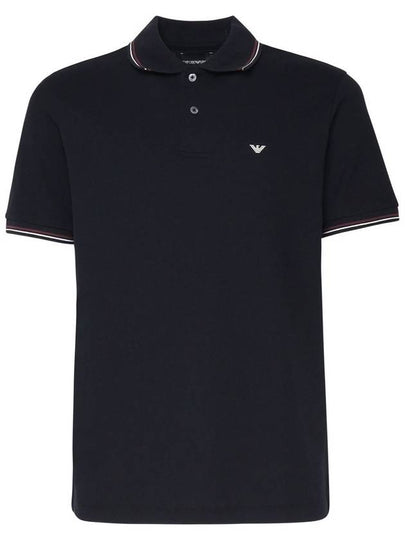 Eagle Detail PK Shirt Black - EMPORIO ARMANI - BALAAN 2