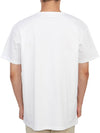 Men's Logo Embroidery Short Sleeve T-Shirt White - ALEXANDER MCQUEEN - BALAAN 5