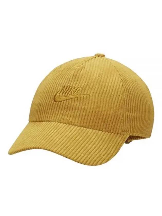 Club Unstructured Corduroy Ball Cap Yellow - NIKE - BALAAN 2