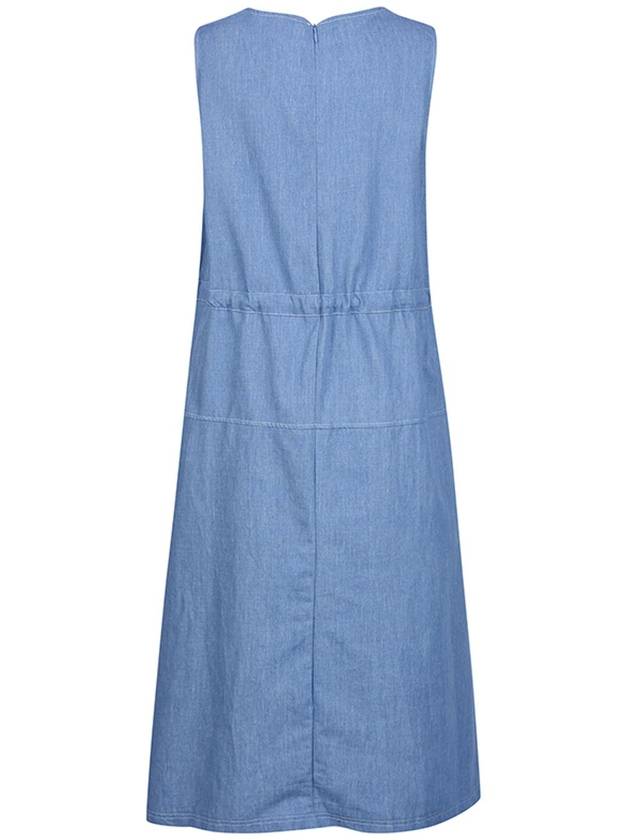 24S Waist string denim sleeveless dress MJ4MO886 - P_LABEL - BALAAN 2