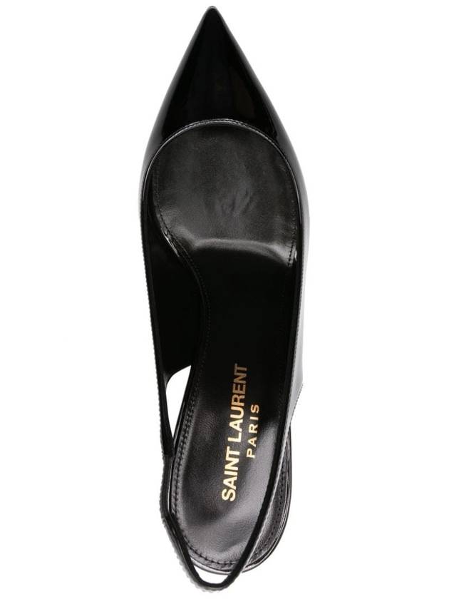 23 fw Opium Patent Leather Slingback Pumps 6301081TV1A1000 B0710934903 - SAINT LAURENT - BALAAN 3