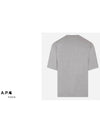 Jeremy Logo Short Sleeve T-shirt Grey - A.P.C. - BALAAN 4