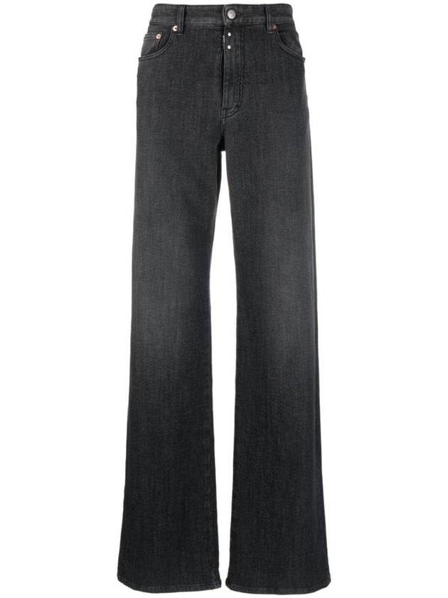 Mid-Rise Straight Jeans Black - MAISON MARGIELA - BALAAN 1